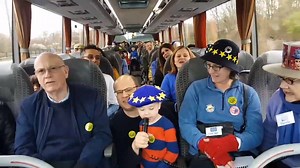 334K views · 7.5K reactions | WATCH | A busload of lunatics on their way to the losers march with a poor defenceless child in their custody. Good grief... | Leave.EU | Facebook