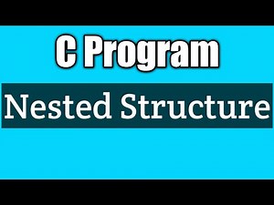 Write a c program to demonstrate nested structure | vision academy