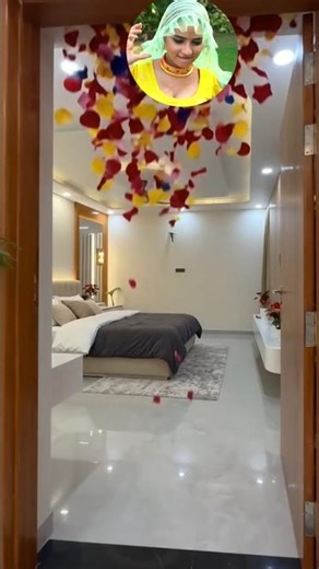 is Khubsurat ghar mein Phoolon Ki Barish #trendingshorts #shorts #trending #rain @AddObjectAi