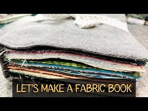 How to Assemble a Slow Stitch Fabric Book | Beginner Friendly Tutorial