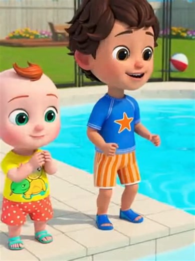 Brothers have fun in the pool. #kidscartoon #kidschannel #kidsvideo #kids #pool