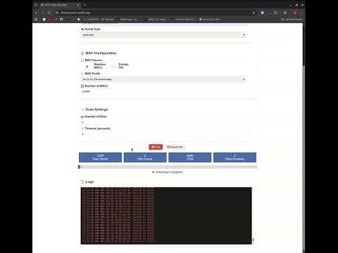 STB MAC scanner web version - Not another python script!