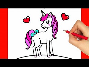 COMMENT DESSINER UNE LICORNE