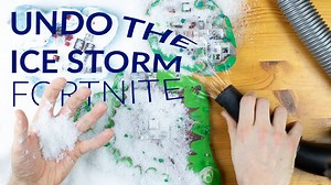 15 reactions | ordered some artificial snow to recreate the Ice Storm Event in #fortnite Season 7 and because it is a real big mess with crumbly artificial snow, we will undo the whole event with a vaccum cleaner and get a tidy Fortnite map! No regular clay video, but let's have a great time anyway with this experiment ;) Have a nice Christmas! | ClayClaim | Facebook