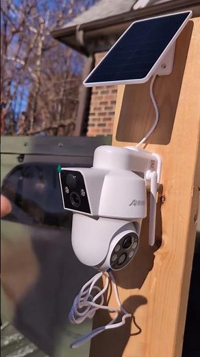 Installing a security camera can be super easy - ANRAN Dual-Lens Solar Security Camera, 3MP Wireless