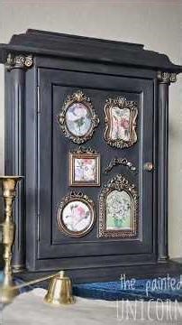 Ornate Key Box Makeover ✨ Gilded Mini Frames
