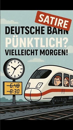 Die Deutsche Bahn und ihre (Un)Pünktlichkeit – Satire des Jahres