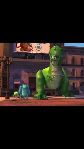 Monsters Inc Bloopers - Rex Cameo