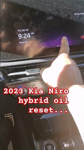 2023 Kia Niro hybrid oil reset procedures.... #automobile #automotivetips #mechanic