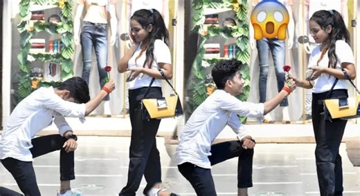 196K views · 18K reactions | Romantic Proposing Prank On Cute Girls - Epic Reaction | PRANK INDIA | PRANK INDIA | Facebook