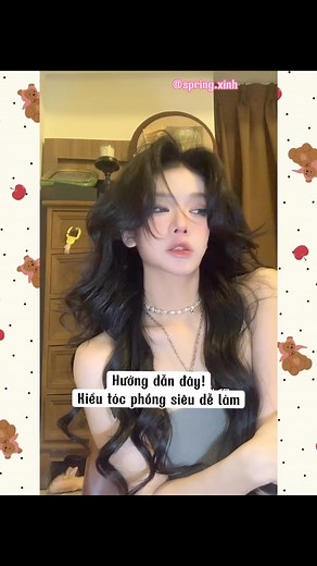 537K views · 10K reactions | Phồng dã man luôn 凉 #learnontiktok #tiktok #lamdep #beauty #douyin #beautyreview #beautytips #hair #chamsoctoc #beautyhacks | Spring Nè He | Facebook