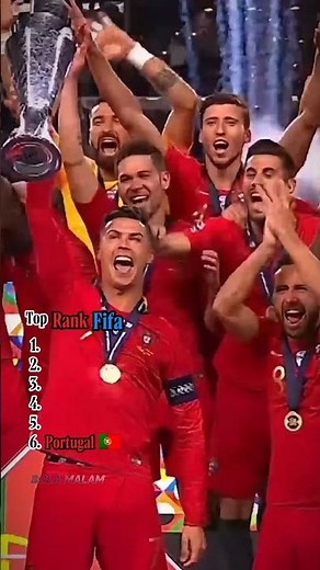 Top 6 FIFA Football Rankings 2025 – Spain Still Dominating World Football #worldcup #rank #fifa