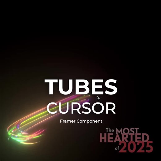 "Tubes Cursor" by Kevin Levron is No. 3 on the Most Hearted Pens of 20...