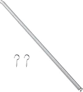 V6 Door Spring 16 x 1/2-Inch Galvanized Steel Spring for Lightweight Screen or Storm Doors, Screen Door Springs to Close Door