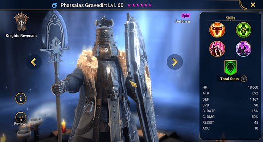 Pharsalas Gravedirt - HellHades - Raid Shadow Legends