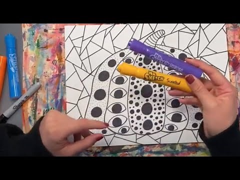 Yayoi Kusama Style Pumpkin