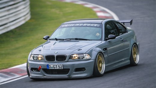 BMW M3 Pure Engine Sound Pushing Hard Nürburgring Track