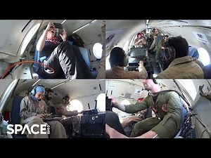 Canadian parabolic flight brings student science to the skies! See the highlights