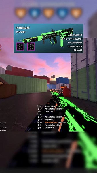 0% Recoil X95 SMG in Roblox Phantom Forces