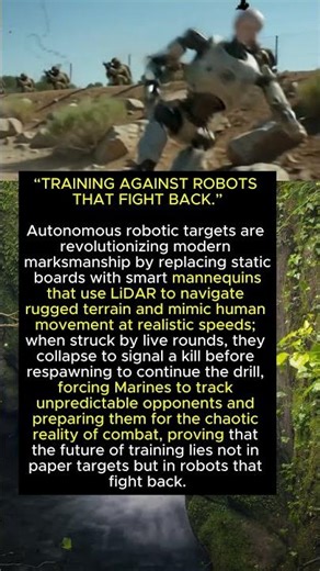Autonomous Robotic Targets: The Future of Military Training