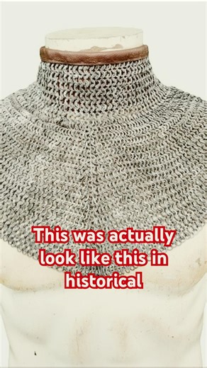 Working homemade chainmail neck #knight #arts #medieval #diy #crafts #cosplay