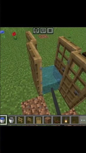 Minecraft logic 🤔😑 #minecraft #logic #waterbucket #experiment