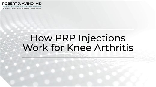 Platelet-Rich Plasma (PRP) therapy is a non-surgical treatment that uses your body’s own healing power to help restore knee function and reduce pain. Let’s explore how PRP injections work and why they might be the right choice for you. #robertavinomd #palmbeachorthopaedicinstitute #robotichipreplacement #robotickneereplacement #prp #PlateletRichPlasma #Regenerative #kneepain #kneearthritis #jointreplacement #kneejointreplacement | Robert Avino MD