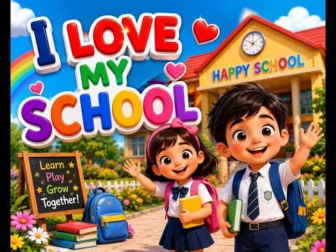 I Love My School | Best School Song for Kids | English Nursery RhymeI
