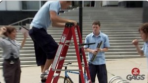 9.4M views · 107K reactions | Ladder Fail! | Just Kidding | Facebook