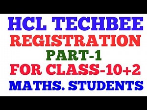 HCL TECH BEE PROGRAM REGISTRATION PART-1 FOR 10+2 MATHS. STUDENTS https://bit.ly/HCLTB_Haryana