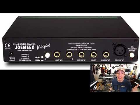 Channel Strip & Mic Combo TOP RECOMMENDATION for home recording studio JOEMEEK ThreeQ/ SHURE Sm7b