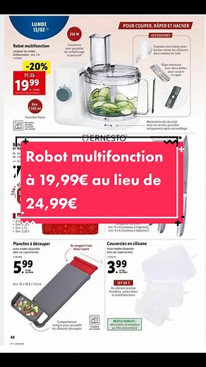 Offre Spéciale: Robot Multifonction à 19,99€ - Lidl France