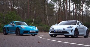 Video: Mid-engined showdown - Alpine A110S vs Porsche 718 Cayman T | Autocar