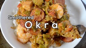 Here's how I make Smothered Okra with Shrimp, Chicken, and Sausage! Easy cooking! Full tutorial: https://youtu.be/cduCLlo7FQo Recipe: http://www.coopcancook.com/smothered-okra-sausage-shrimp/ Like & Subscribe for more recipes! IG: coopcancook YouTube: youtube.com/CoopCanCook www.CoopCanCook.com | Coop Can Cook