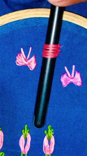 beautiful cute butterfly embroidery designs #ytshorts #embroiderylover #handbroidery#viral #trending