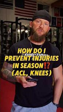 🔊Prevent Injuries — How To Prevent Knee Injuries In-Season⁉️ #ACLRehab #InjuryPrevention