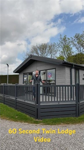 60 Second Twin Lodge Video #myleisurehome #holidayhome #luxurylodge