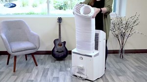 Whynter Nex 12,000 (DOE) BTU Inverter Portable Air Conditioner Cools 600 sq. ft. with Heat, Dehumidifier, and Wi-Fi in White ARC-1230WNH