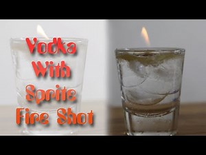 Flaming Shot - Vodka With Sprite || Simple Vodka Cocktail