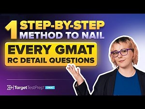 Detail Questions on the GMAT RC: A Step by Step Practice Session 👩‍💻 Tips from a Perfect Scorer