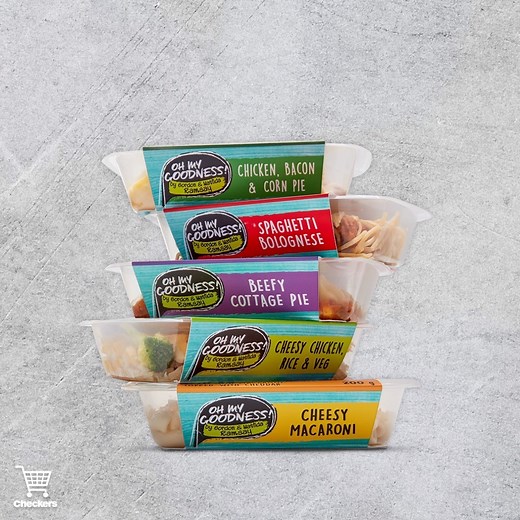 295K views · 1.5K reactions | Take the stress out of meal planning with our Oh My Goodness range of wholesome kids meals. Each meal contains all the goodness, none of the junk, and is ready to heat and eat for drama-free dinnertimes. View range: https://bit.ly/2JxpF0n | Checkers | Facebook