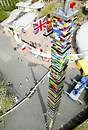 Visitors Help Build World's Tallest Lego Tower