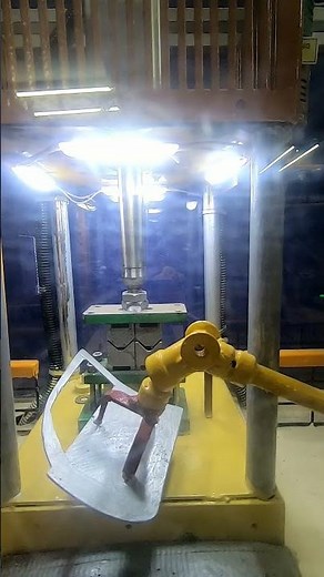 Hyundai Hydraulic Press Machine Project | Heavy-Duty Industrial Press Demonstration