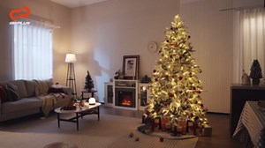 Goplus 6ft Pre-Lit Snow Flocked Christmas Tree, Artificial Hinged Xmas Tree with 1415 Branch Tips, PE & PVC Mixed Leaves, 260 Warm-White LED Lights, Foldable Metal Base, for Home Office Holiday Decor