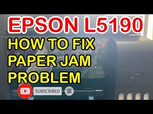 Epson L5190 Change Feeder | Paper jam