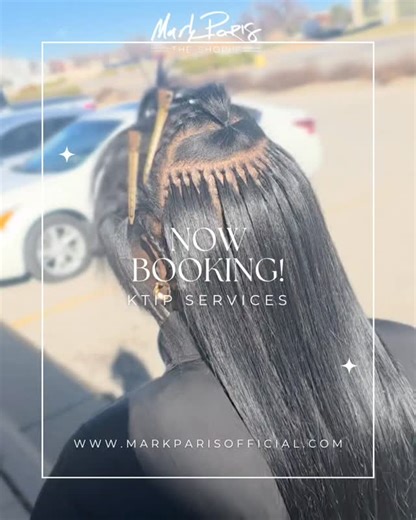 🚨 WE BOOKING! THEE WAIT IS OVER! Ktips have made it to Mark Paris! For more details, pricing and availability, visit us 👉🏾 https://mysite.vagaro.com/markparis/book-here . CAN'T WAIT TO SERVE YALL😍😍😍 #ktip #ktipextensions #ktips #ktiphair #hairincluded | Paris Walker