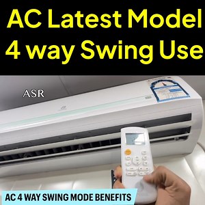 5.8K views · 35 reactions | The 4-way air swing mechanism on the Godrej air conditioner enables air flow both horizontally and vertically, flawlessly regulating the airflow, and enabling you to continually enjoy a lovely breeze. | ASR Service Center | Facebook