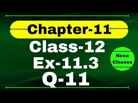Class 12 Ex 11.3 Q11 Math | 3D Geometry | Q11 Ex 11.3 Class 12 Math | Ex 11.3 Q11 Class 12 Math Nexa