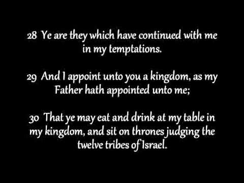 Luke Chapter 22 KJV AV Read Along