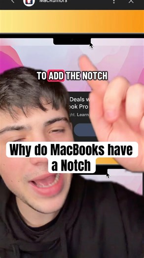 Why do MacBooks have a Notch